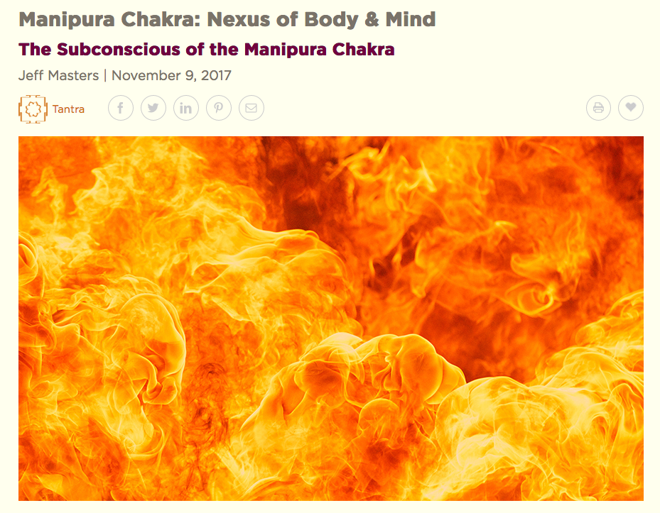 Manipura Chakra - Nexus of Body & Mind